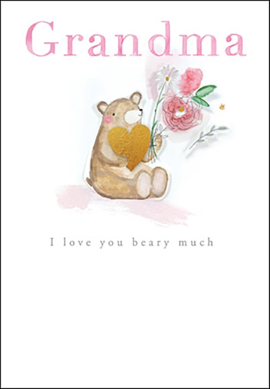 Grandma Birthday Love You Beary Much