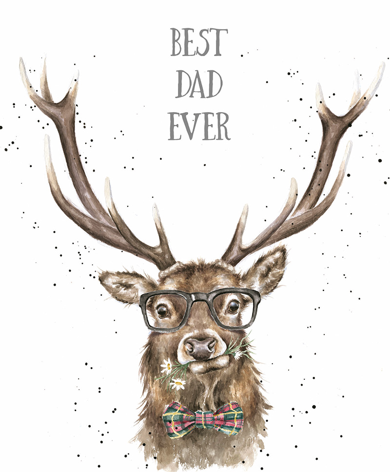 Fur Feathers: Best Dad Stag
