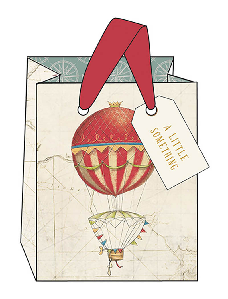 Gift Bag (Small): Vintage Balloon