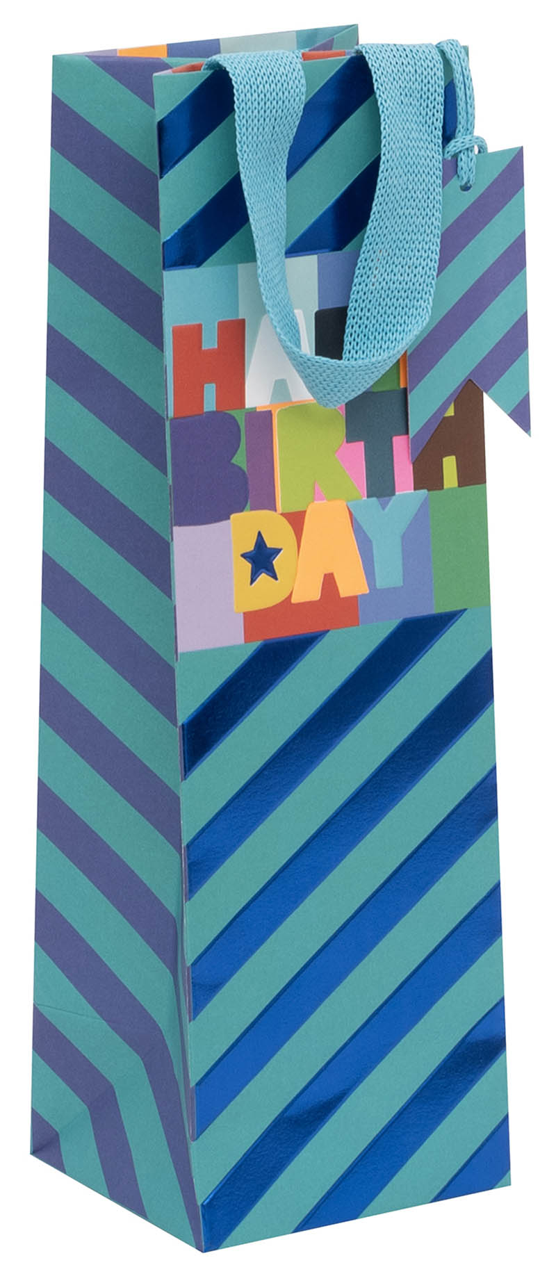 Gift Bag (Bottle): Vivid Cobalt