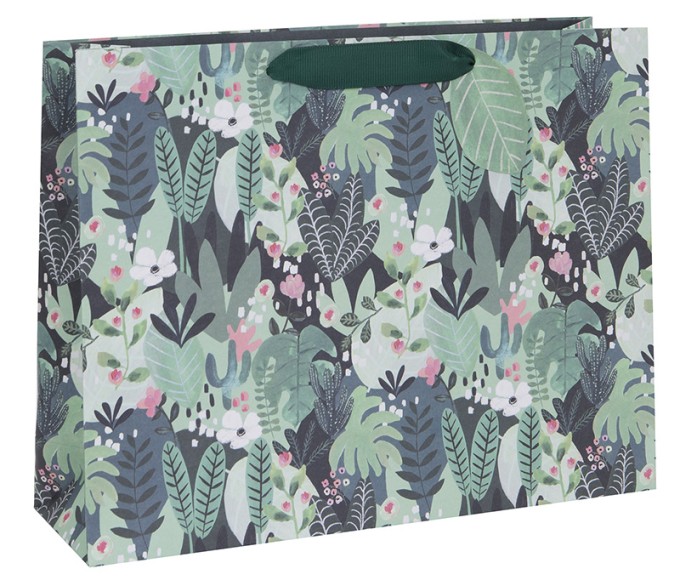 Gift Bag (Large): Jungle Foliage