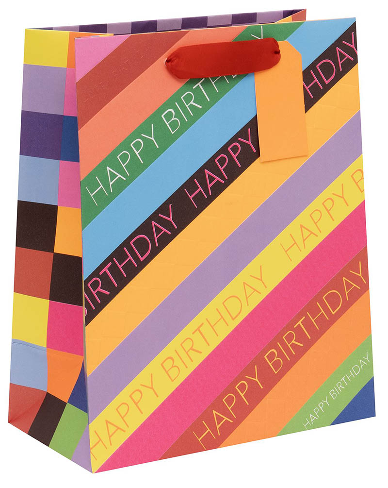 Gift Bag (Large): Colour Hub Birthday Slide