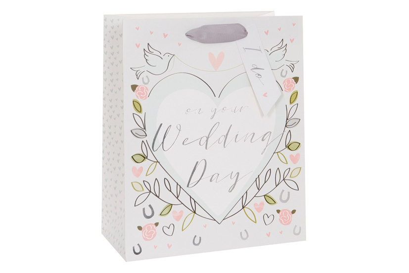 Gift Bag (Large): Wedding Doves
