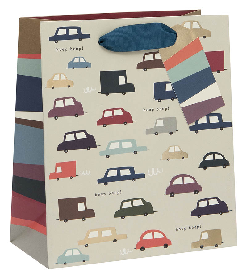 Gift Bag (Medium): Quirky Cars