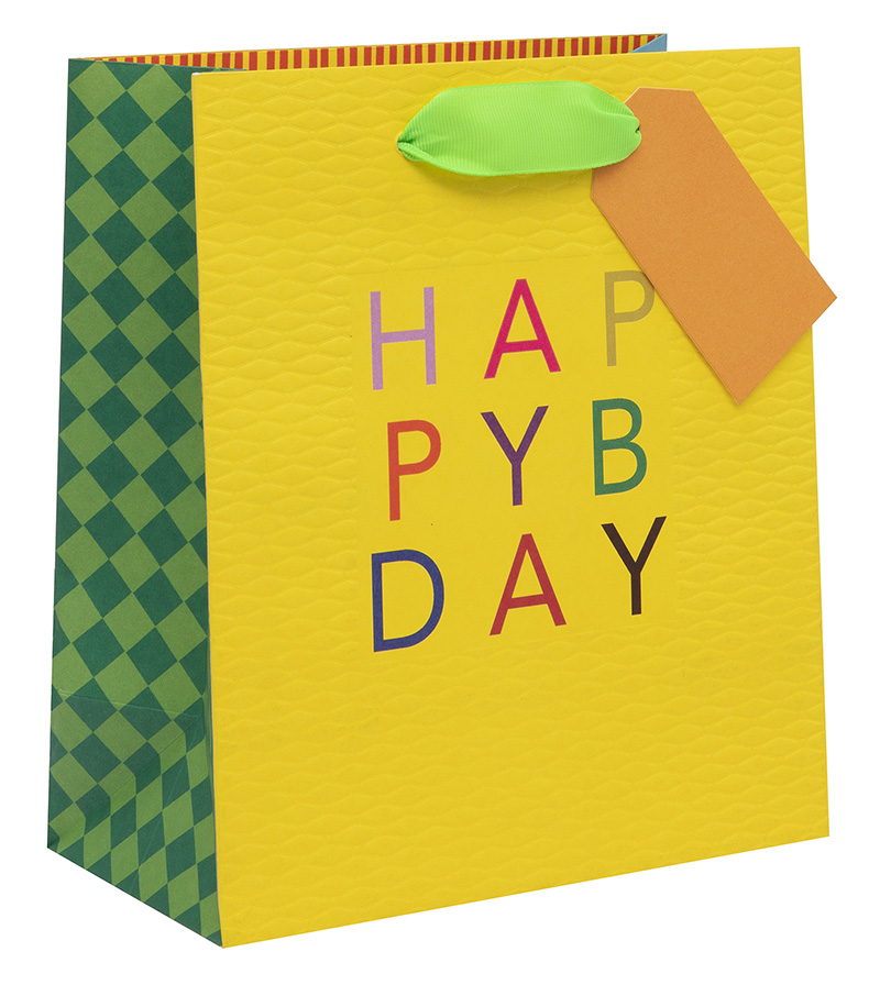 Gift Bag (Medium): Colour Hub Yellow