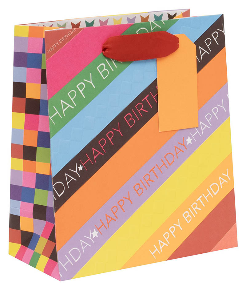 Gift Bag (Medium): Colour Hub Birthday Slide
