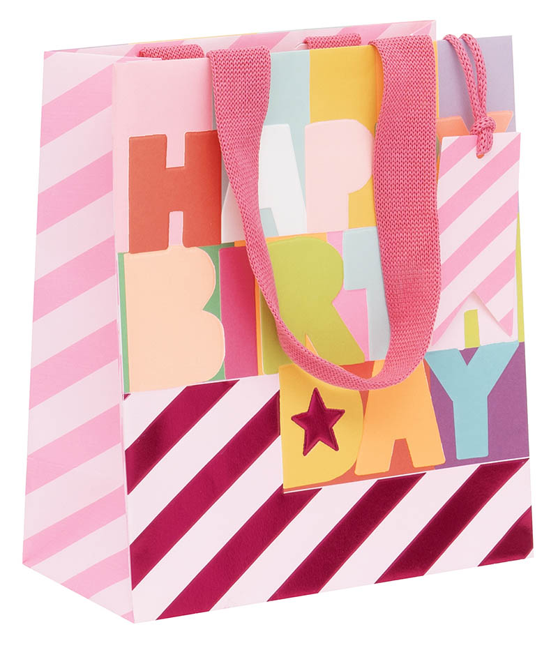 Gift Bag (Medium): Fluoro Fuchsia