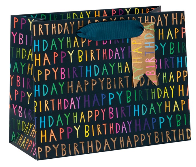 Gift Bag (Medium): Paper Salad Birthday Script
