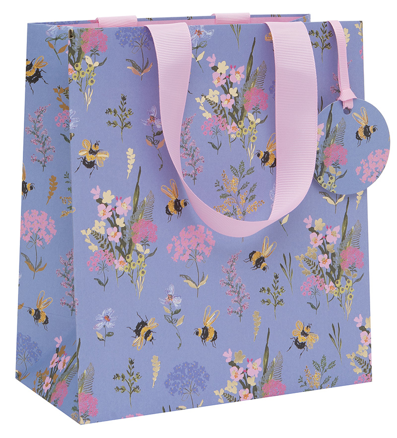 Gift Bag (Medium): Stephanie Dyment Bee Meadow