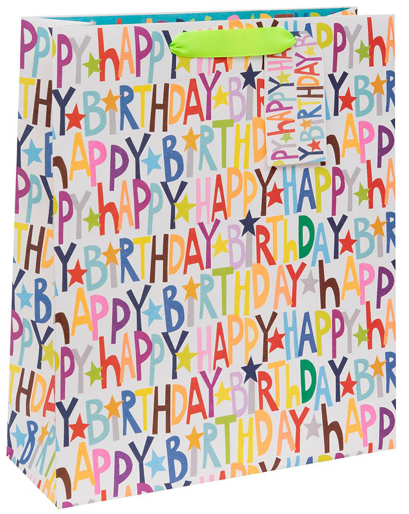 Gift Bag (Shopper): Paper Salad Happy Birthday