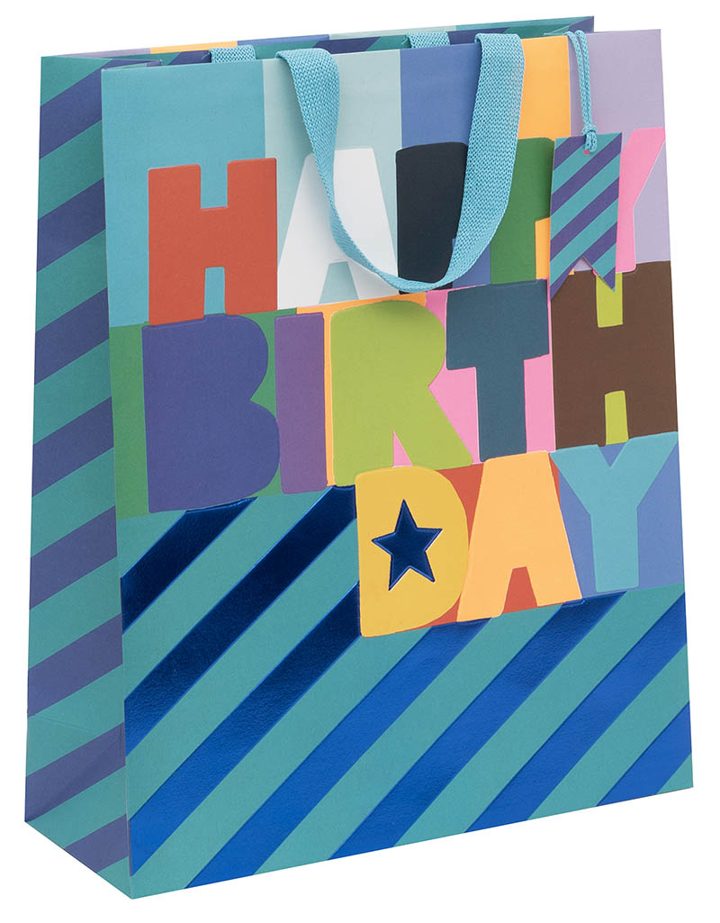 Gift Bag (Shopper): Vivid Cobalt