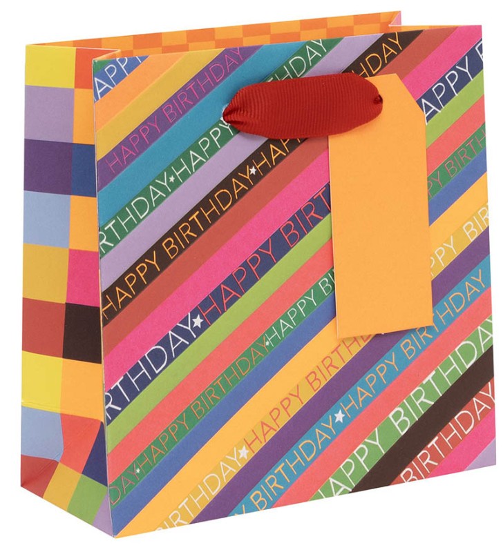 Gift Bag (Small): Colour Hub Birthday Slide