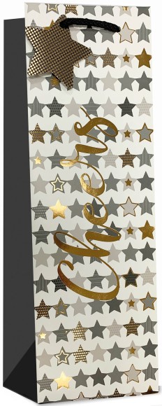 Gift Bag (Bottle): Cheers Stars