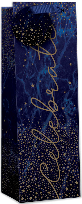 Gift Bag (Bottle): Celebrate Gold Star