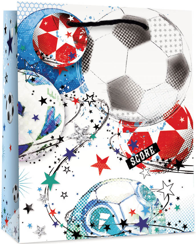 Gift Bag (Large): Juv Boy Football