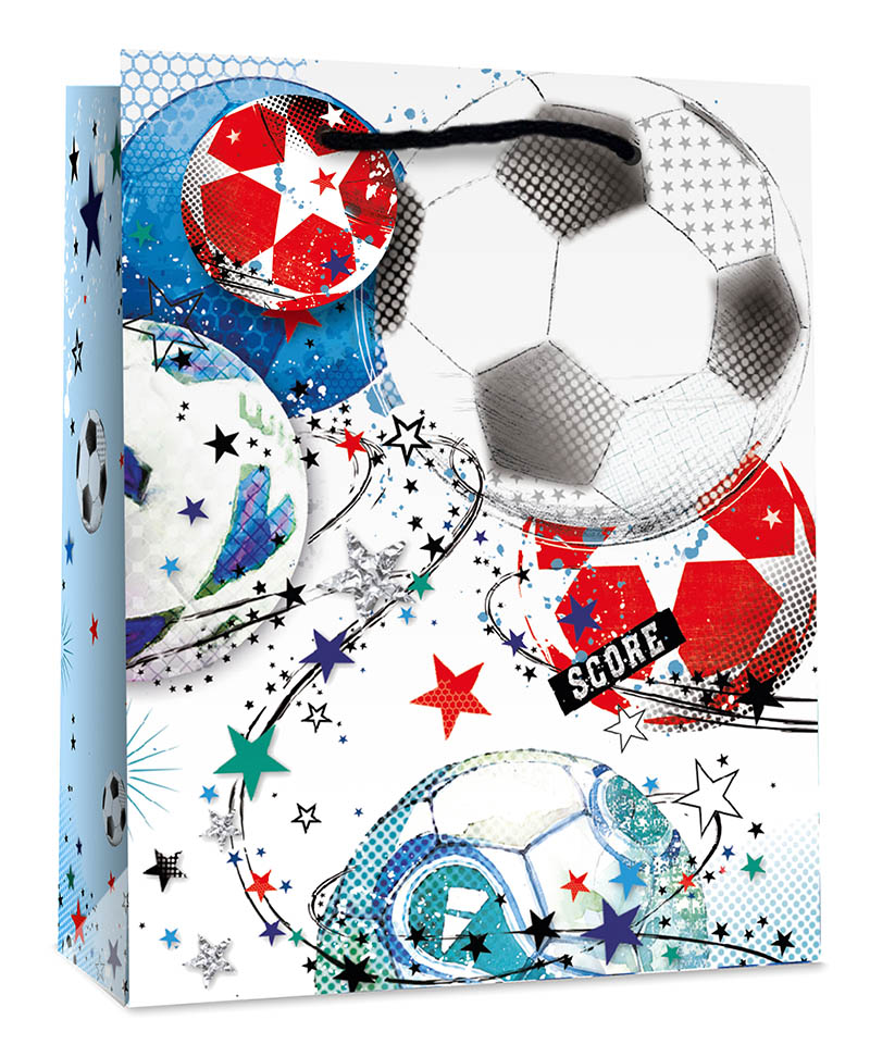 Gift Bag (Large): Juv Boy Football