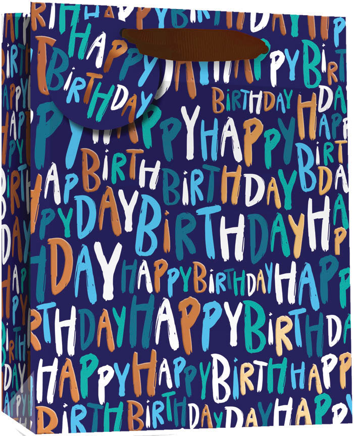 Gift Bag (Large): Happy Birthday