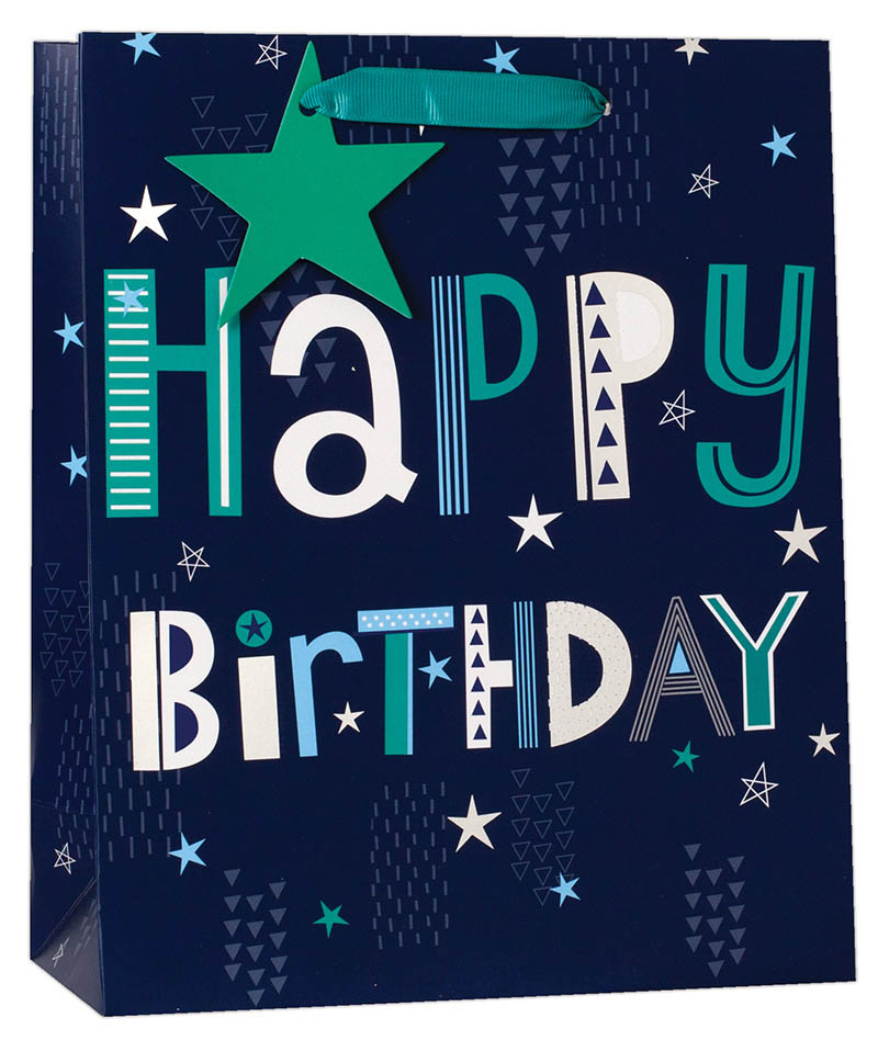 Gift Bag (Large): Happy Birthday