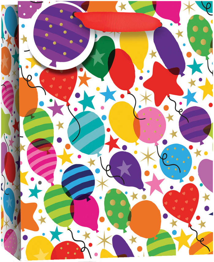 Gift Bag (Large): Leopard Print