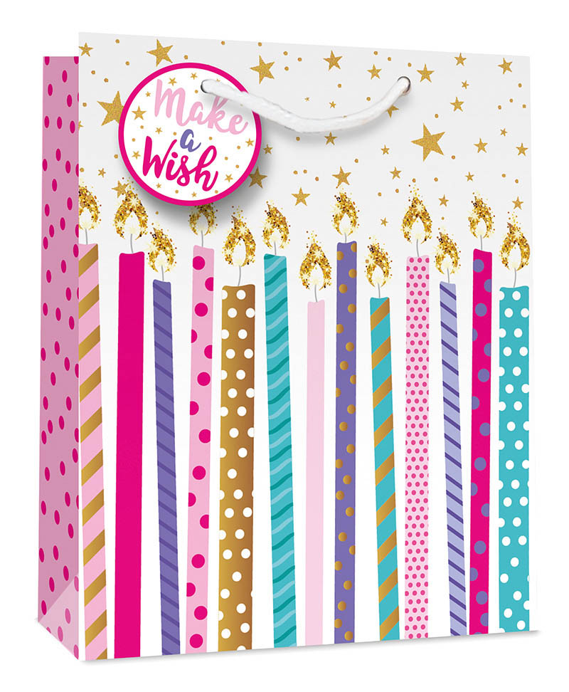 Gift Bag (Large): Make Wish Candle