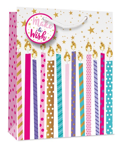 Gift Bag (Large): Make Wish Candle
