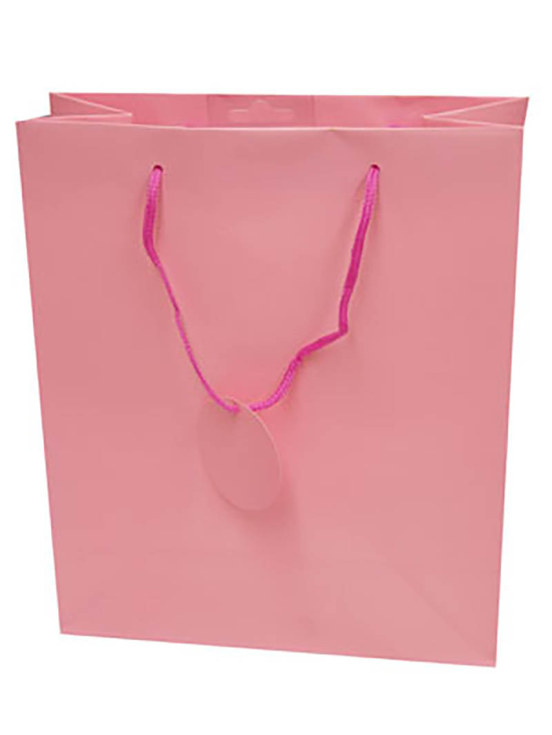 Gift Bag (Medium): Solid Colour Pink