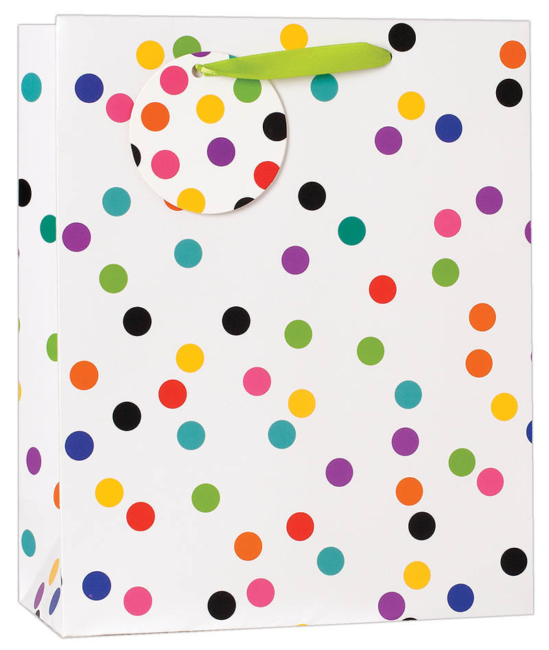 Gift Bag (Medium): Multi Dots
