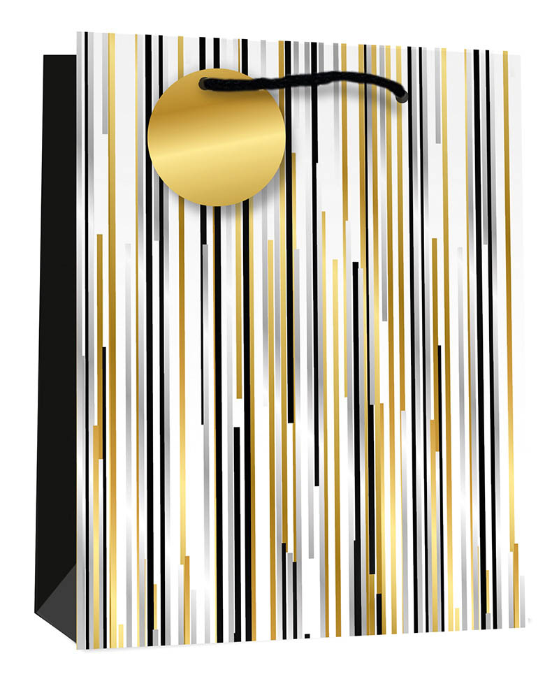 Gift Bag (Medium):  Vertical Stripes
