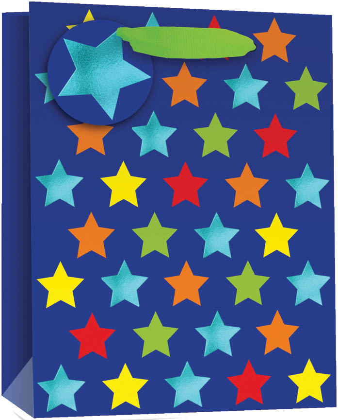Gift Bag (Medium): Blue Stars