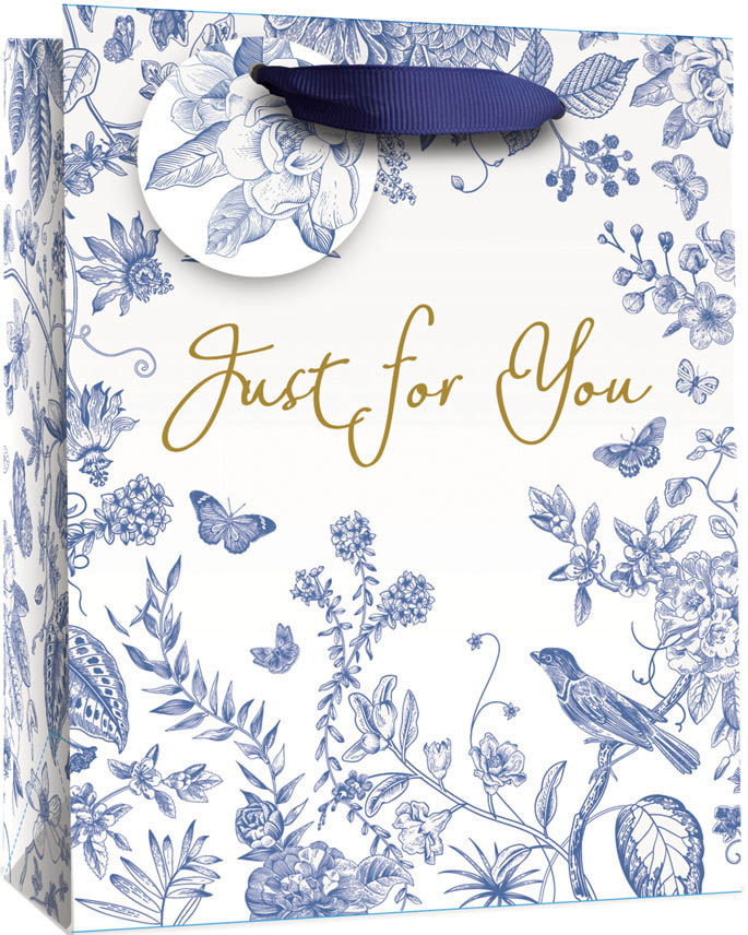 Gift Bag (Medium): Butterfly Purple