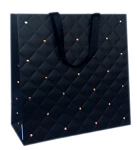 Gift Bag (Large): Quilted Ebony