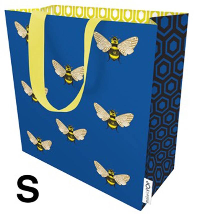 Gift Bag (Small): Beehive Blue