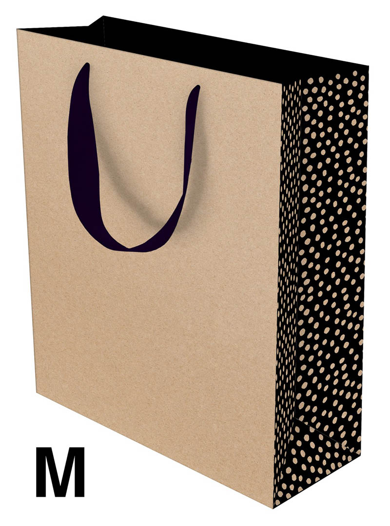 Gift Bag (Medium): Kraft Dotty