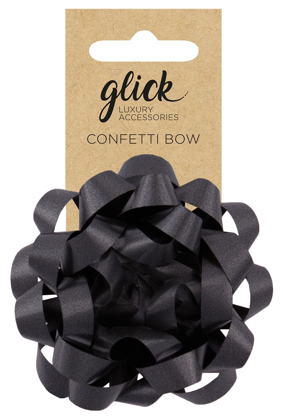 Bow: Confetti Black
