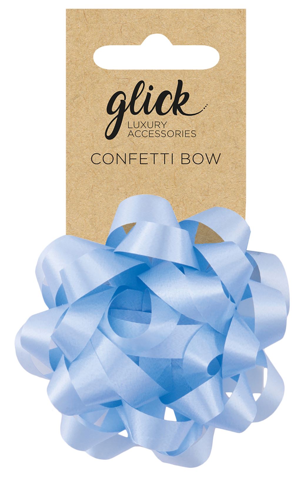 Bow: Confetti Baby Blue