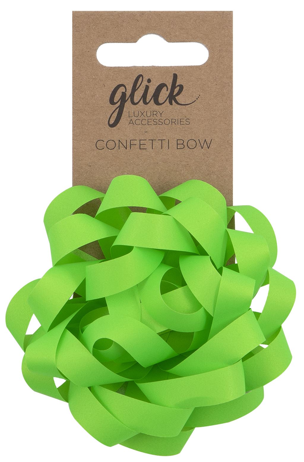 Bow: Confetti Neon Green