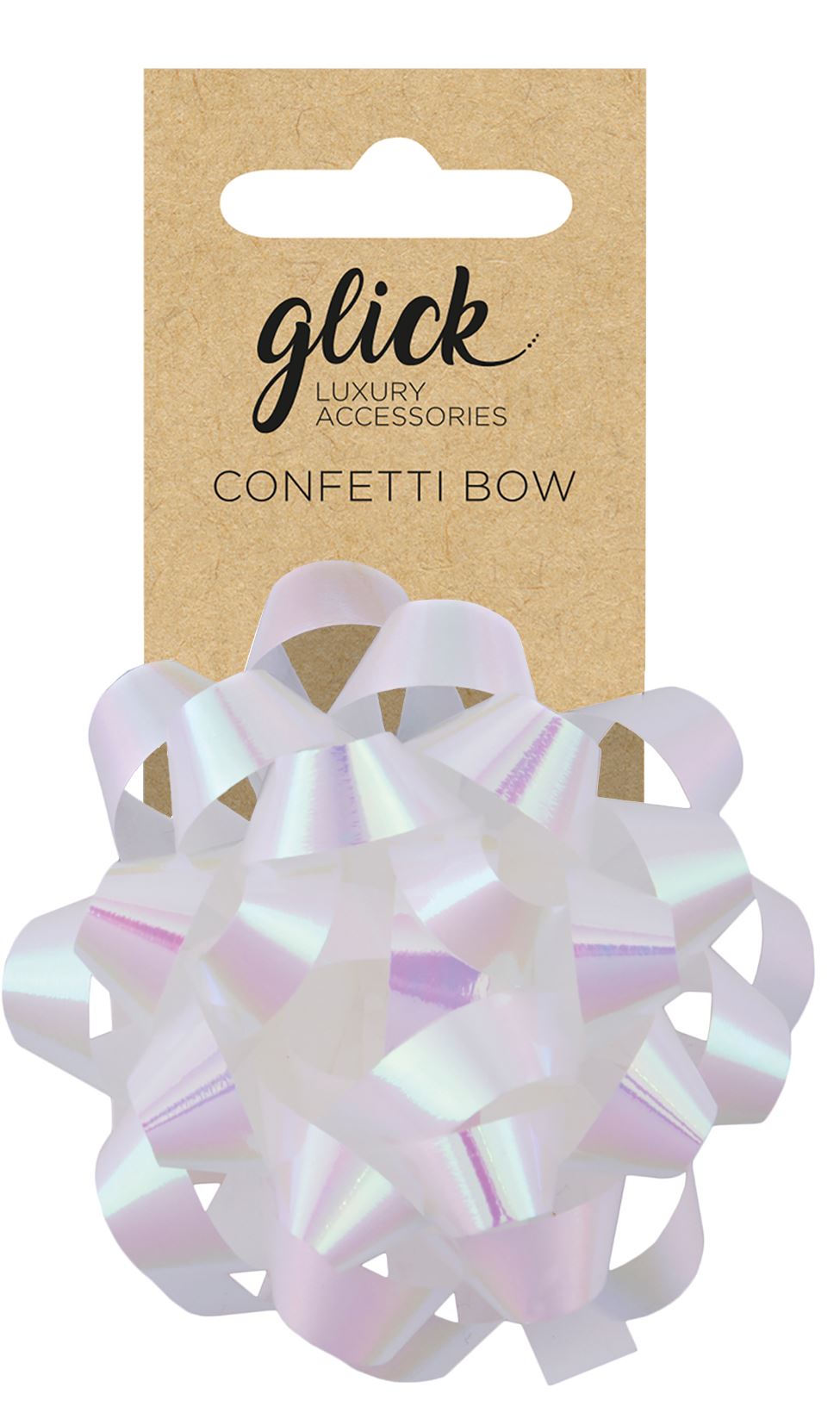 Bow: Irridescent White