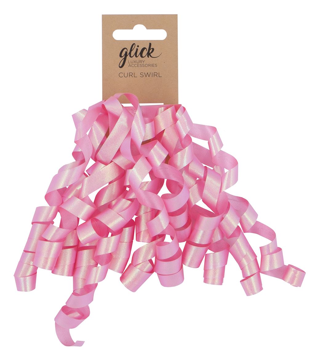 Bow: Curl Swirl Candy Pink