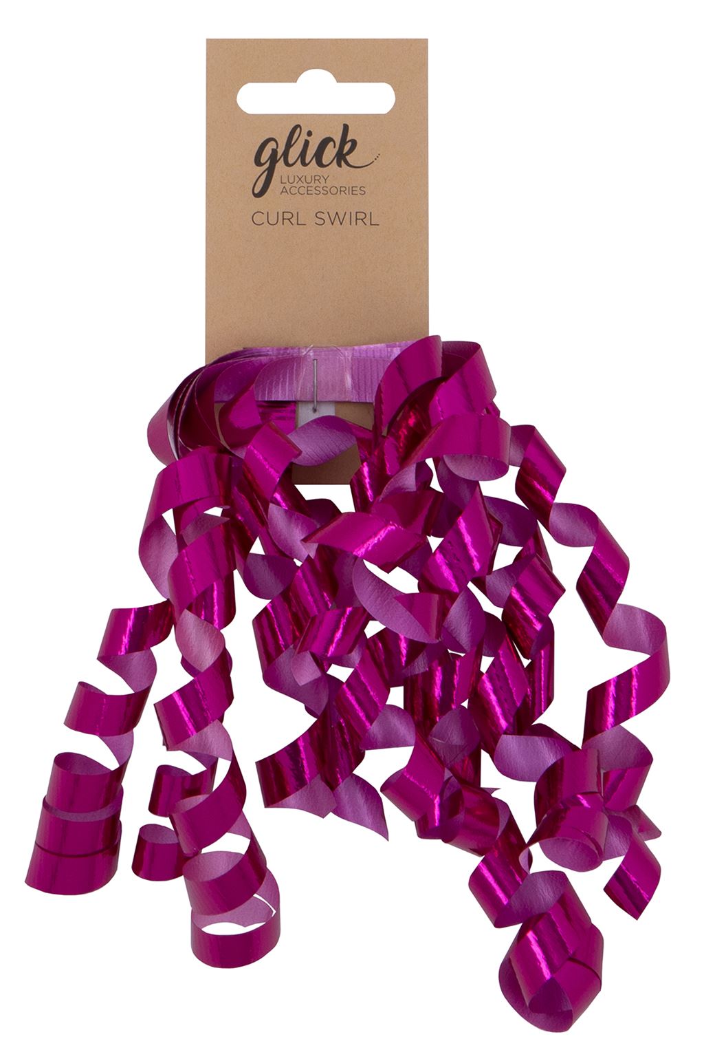 Bow: Curl Swirl Hot Pink