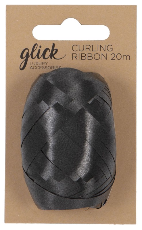 Ribbon: Curling Black