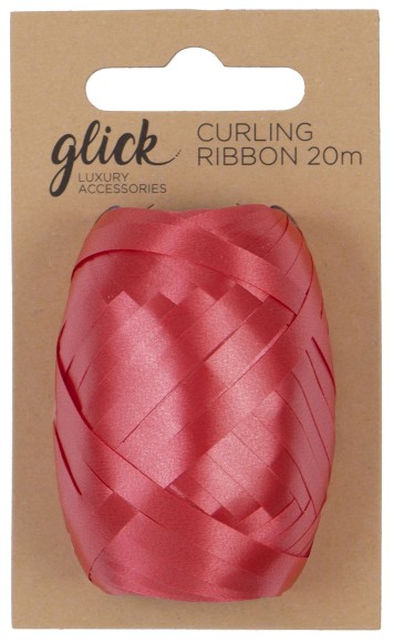 Ribbon: Curling Red