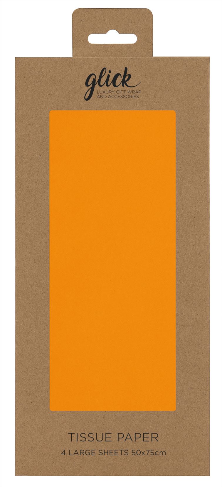 Tissue: Plain Neon Orange