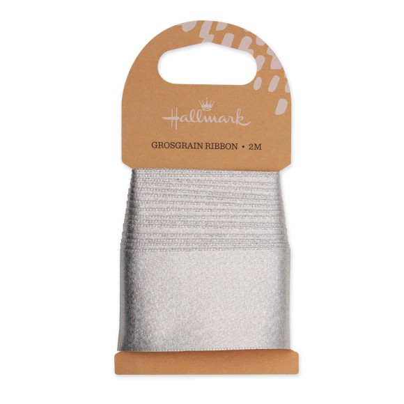 Ribbon: Wide Silver