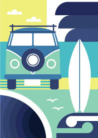Greg Straight: Van Surfboard
