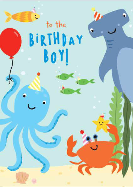 Juv Boy Birthday Under The Sea