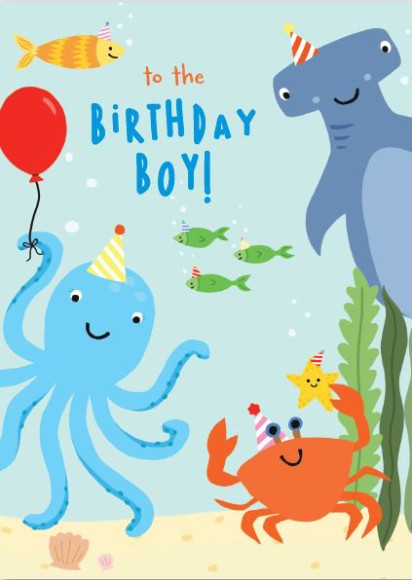 Juv Boy Birthday Under The Sea