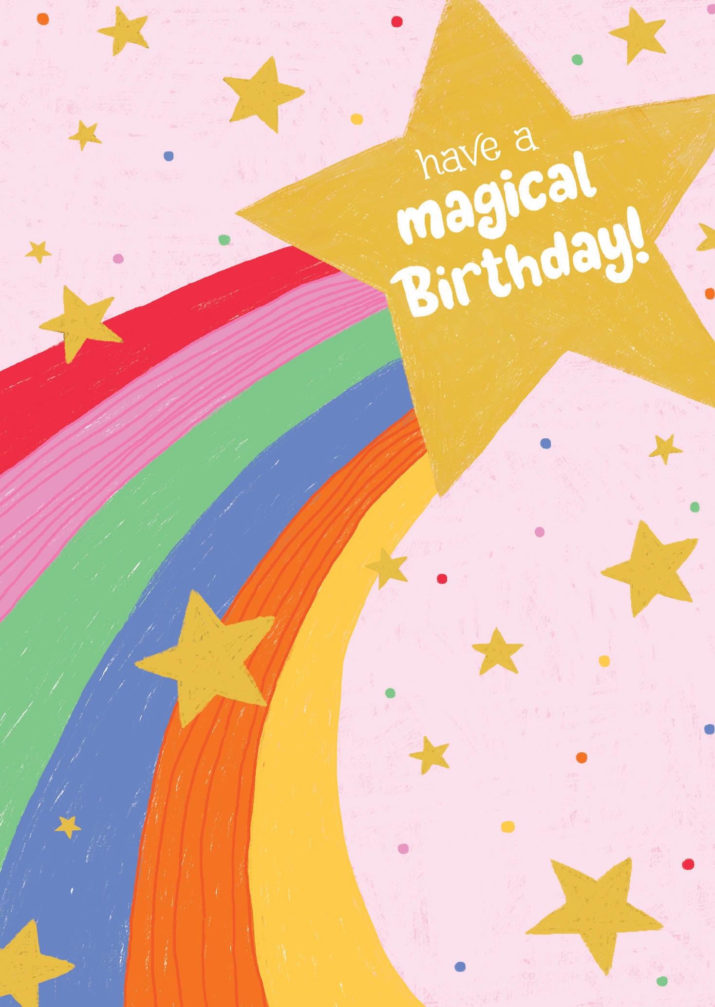 Juv Girl Birthday Magical Star