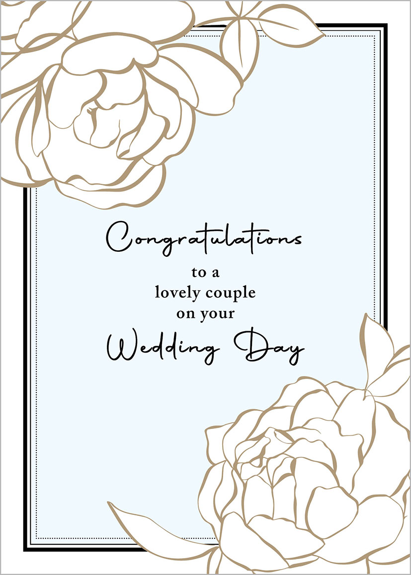 Wedding Lovely Couple Flowers