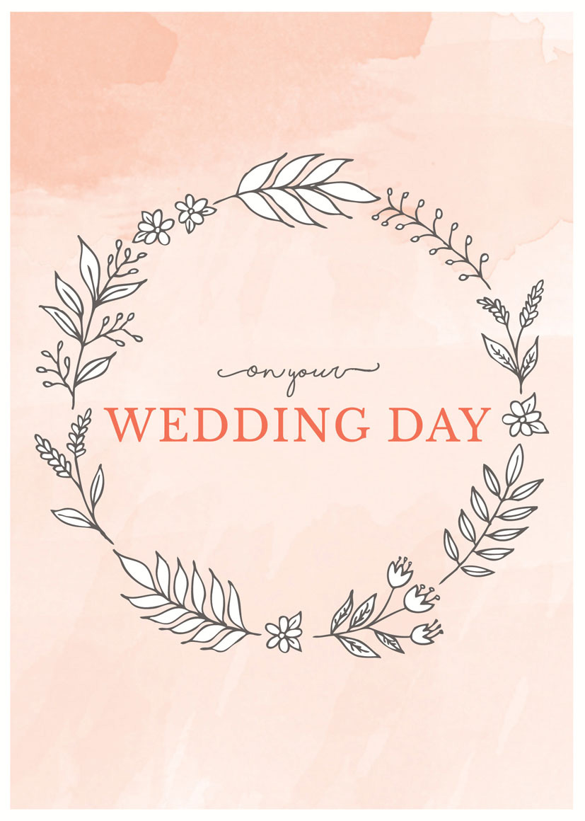 On Your Wedding Day Wreath