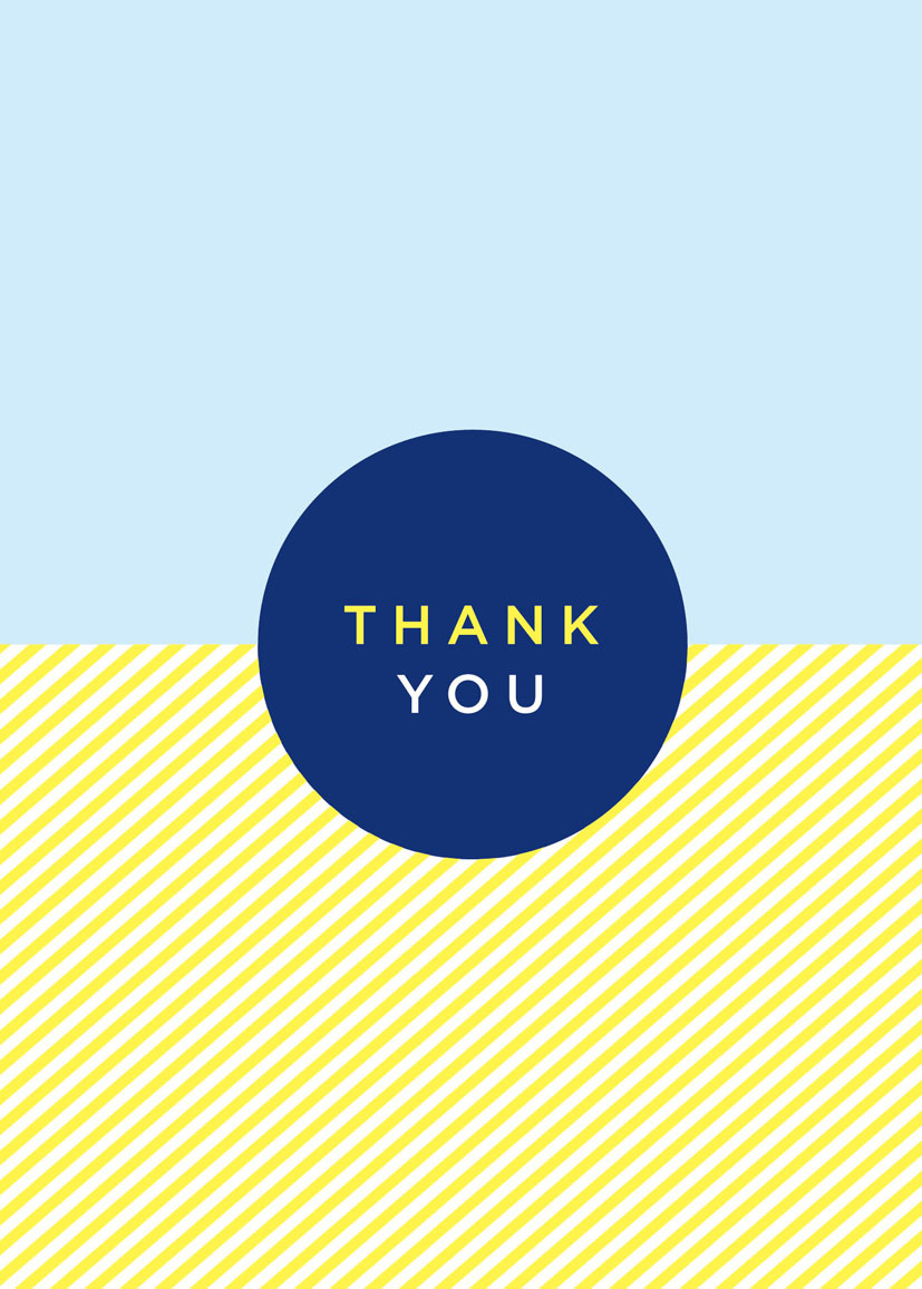 Thank You Blue Yellow